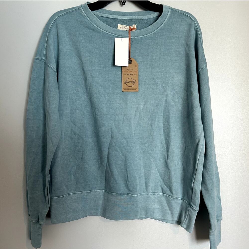 NWT Weatherproof Vintage Crew Neck Sweatshirt – Blue, Women’s XS - Picture 4 of 11